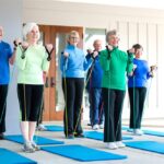 Group of Senior People Exercising